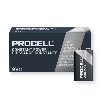 9V Duracell Procell Battery 12/pack