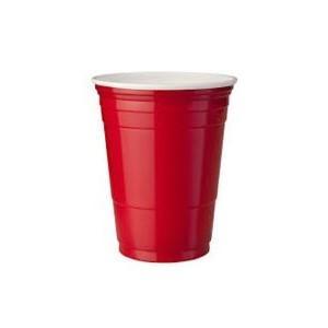 16 oz Red Beer Cup 900/case