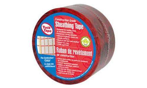 2.5" Red Tuck Contractor's Sheething Tape 66 m roll