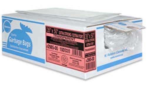 42"x48" Strong Transparent Garbage Bags 100/Case