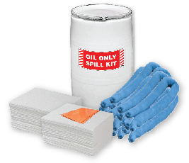 Custom Oil Only Spill Kit 55 gal poly drum