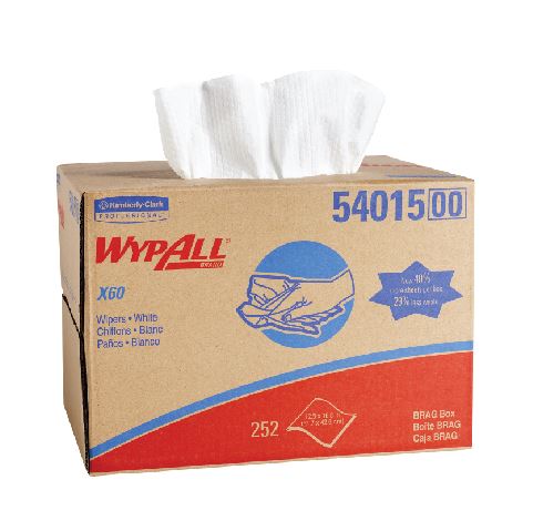 Wypall X60 Wipers - Brag Box 12.5"x16.8" 252/case