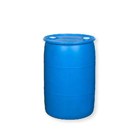 Blue Poly Drum c/w Black Lid 30 Gal