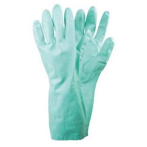 Green Nitrile Lined Glove 10