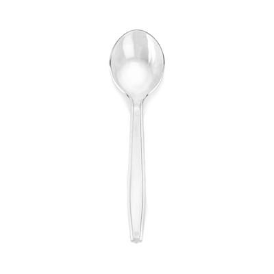 Deluxe Clear Soup Spoons 1000/Case