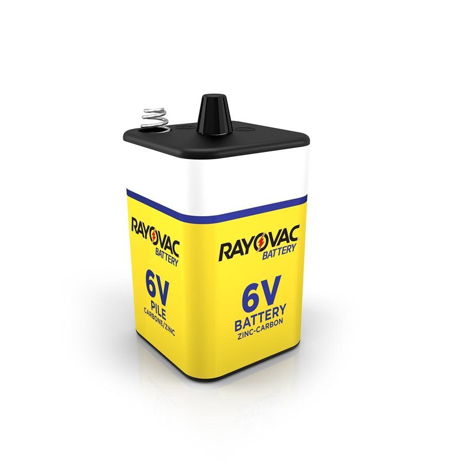 6V Rayovac Spring Terminals HD Lantern Battery 6 Volt