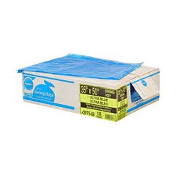 35"x50" Strong BLUE Recycle Bags 125/Case