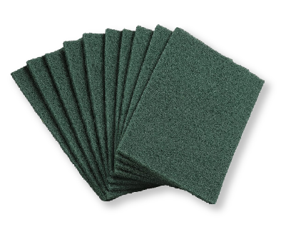 Dark Green Scouring Pad 6" x 9 1/2"