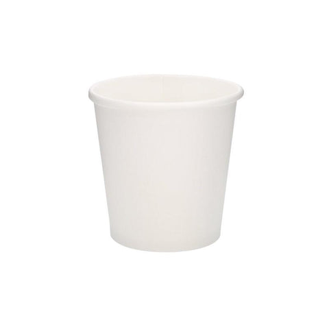 White Paper Hot Drink Cup 4oz 1000/case