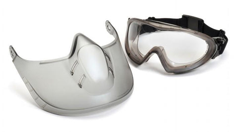 Capstone Goggles Clear Anti-Fog Lens Grey Frame