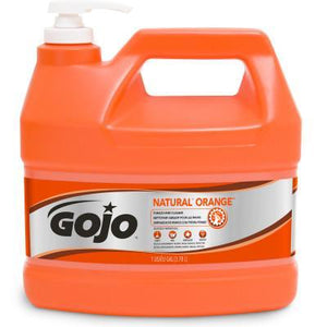 GoJo Natural Orange Pumice c/w Pump 3.78 Litre