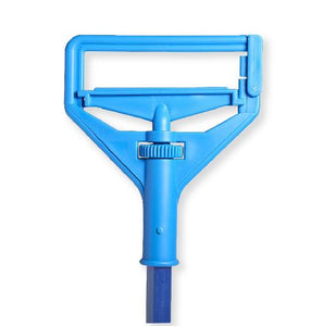 Side Change Mop Handle FiberGlass Handle Blue 54"