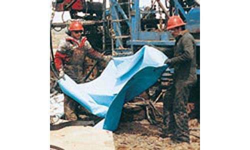 Blue Rig Mat Roll - 3 Mil Backing Oil Only 30"x48'