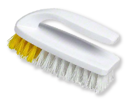 6in Iron-style Plastic Scrub Brush 6"