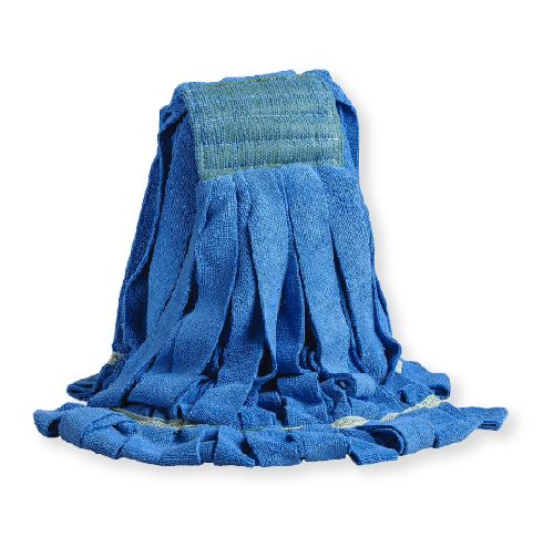 Microfiber Strip Looped Mop WB Blue Medium