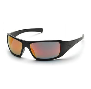 Goliath® Ice Orange Lens Safety Glasses Black Frame