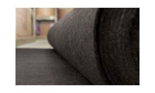 Needle Punch Black Roll Traffic Rug 36" x 150'