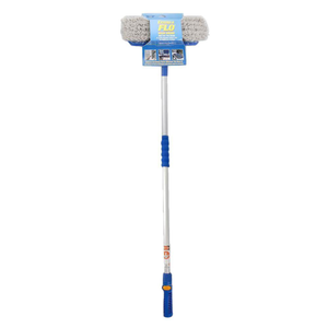 Extend-A-Flow Auto Scrub Brush extends to 6'