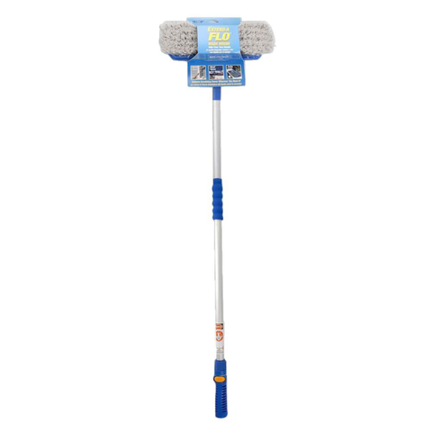 Extend-A-Flow Auto Scrub Brush extends to 6'