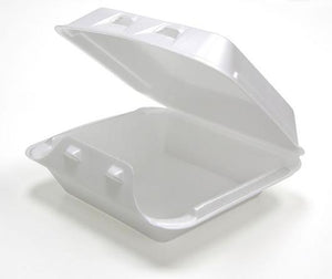 8" Foam Take-out Containers 200/case