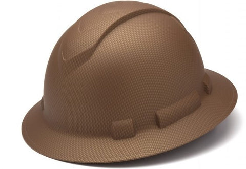 Ridgeline Full Brim Hard Hat 4Pt Ratchet Susp Copper Pattern