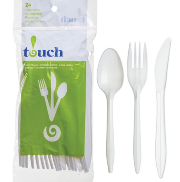 Mixed Cutlery (Fork/Teaspoon/Knife) 24/pk 576/cs