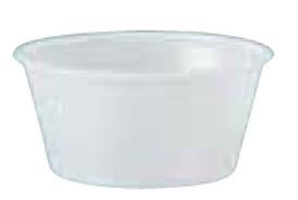 1 oz Translucent Plastic Portion Cups 2500/Case