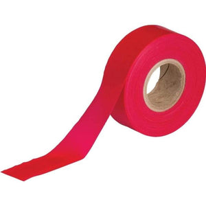 1" Red Flagging Tape 120' roll