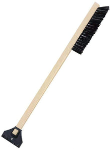 Wood Handle Snow Brush/Scraper