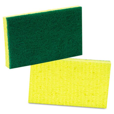 Yellow Sponge/Green Scouring Pad 4" x 6"